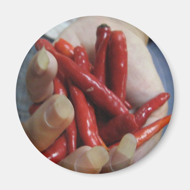 Aimant Une poignée de Chili (Devant)