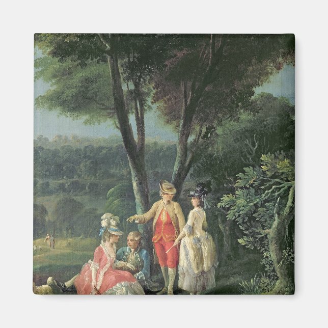 Aimant Une promenade dans le parc (Devant)