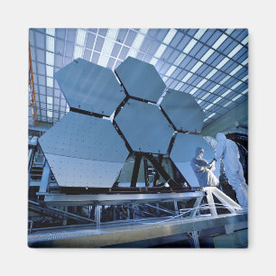 Aimant Une rangée de télescope spatial de James Webb