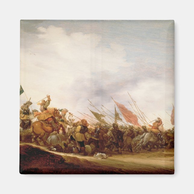 Aimant Une scène de bataille, 1653 (Devant)