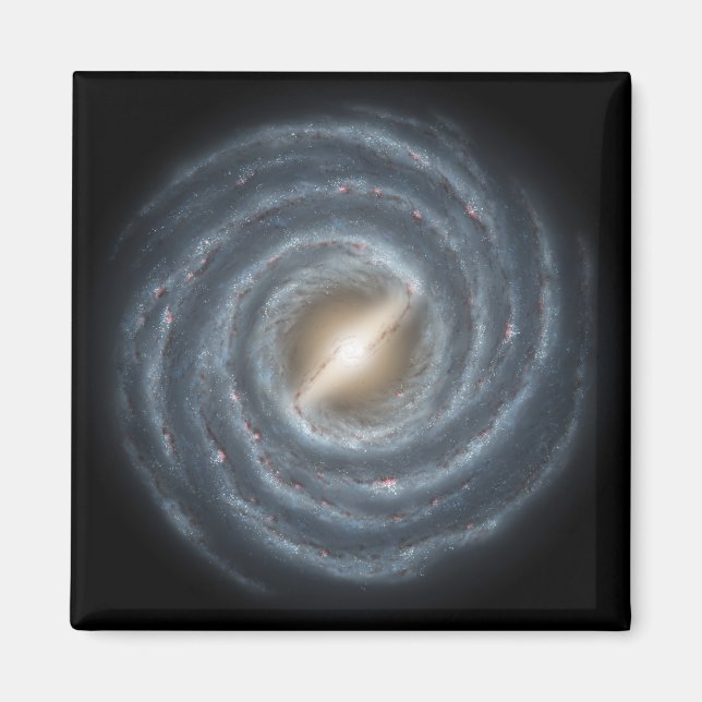 Aimant Une vue de notre propre Galaxie Lactée (Devant)