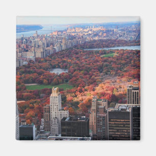 Aimant Une vue d'en haut : Automne dans le Central Park