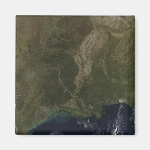 Aimant Une vue sans nuage des Etats-Unis du sud