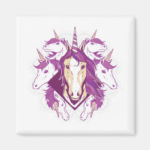 Aimant Unicorn mandala