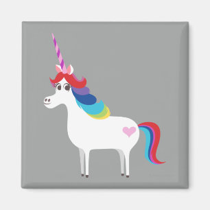 Aimant Unicorne arc-en-ciel
