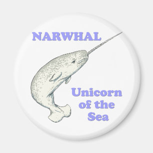 Aimant Unicorne de Narwhal
