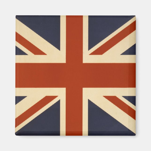 Aimant Union Jack Retro (Devant)