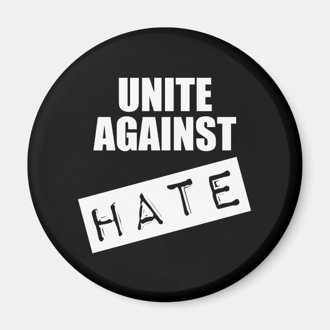 Aimant Unir contre la haine (Devant)