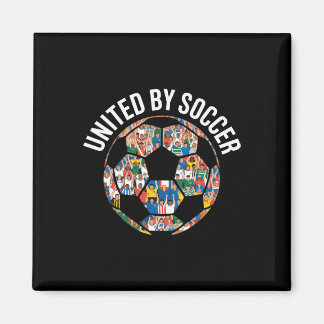 Aimant Unis par le football Supporter multiculturel _3