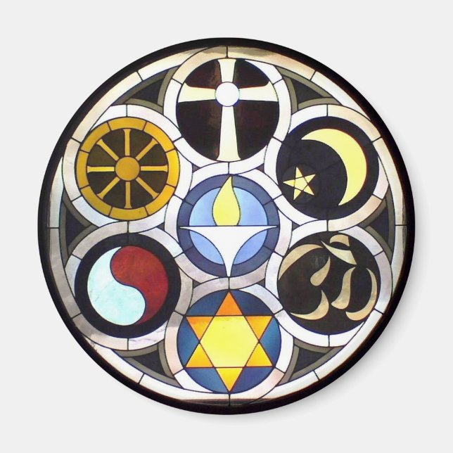 Aimant Unitarien Universalist Church Rockford, IL (Devant)