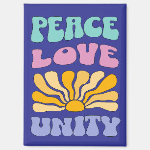 Aimant Unité de l'amour pour la paix