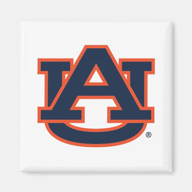 Aimant Université d'Auburn | Auburn UA Logo (Devant)
