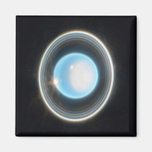 Aimant Uranus planétaire avec anneaux Image JWST