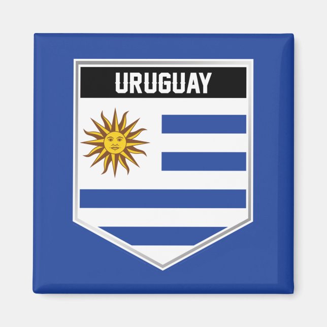 Aimant Uruguay - Bouclier (Devant)