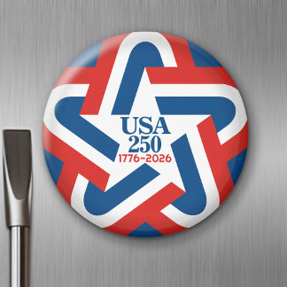 Aimant USA 250 - 1776-2026 Star Design Vintage
