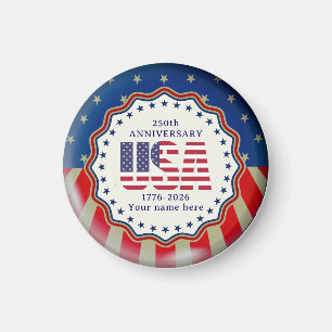 Aimant USA 250e anniversaire Semiquincentennial 1776–2026