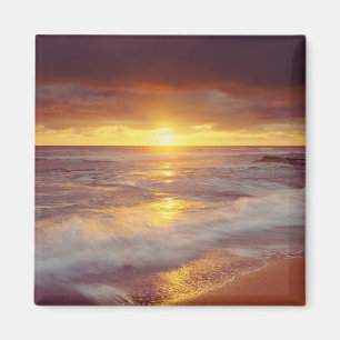Aimant USA, Californie, San Diego. La plage de Sunset Cli