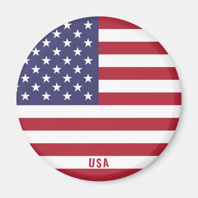 Aimant USA Drapeau charmant patriotique (Devant)