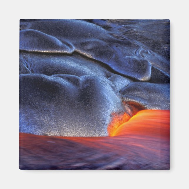 Aimant USA, Hawaii, Big Island, Kilauea, Volcanoes NP, (Devant)