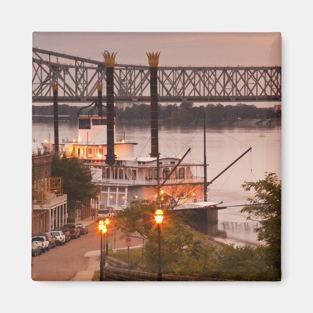 Aimant USA, Mississippi, Natchez. Natchez Under the (Devant)