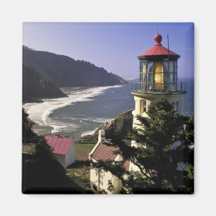 Aimant USA, Oregon, Florence. Phare de Heceta Head