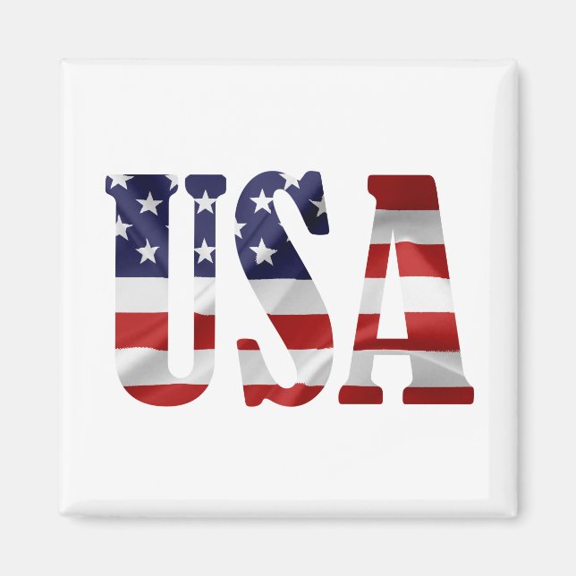 Aimant USA Patriotique (Devant)