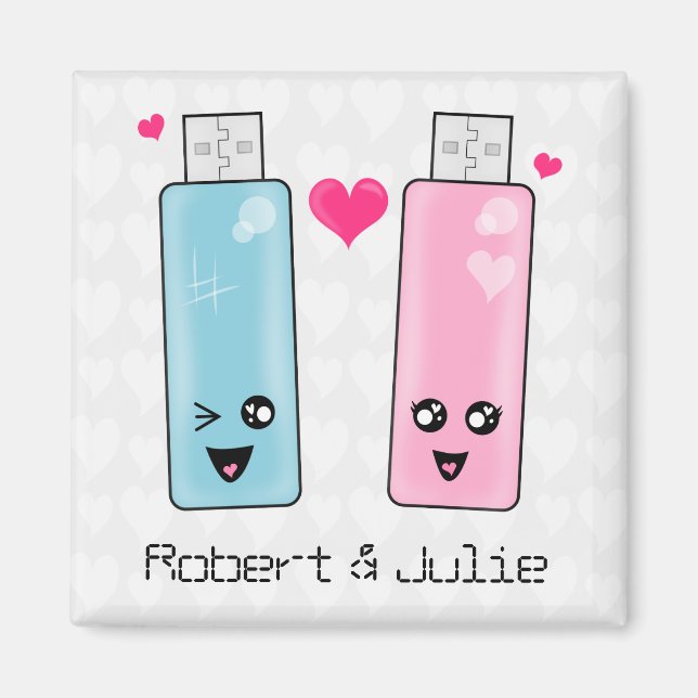 Aimant USB Flash Drive Love (Devant)
