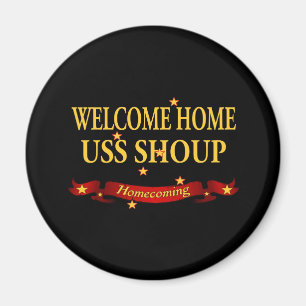 Aimant USS à la maison bienvenu Shoup