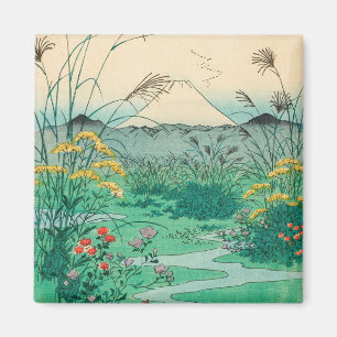 Aimant Utagawa Hiroshige - Plaine d'Otsuki dans la provin
