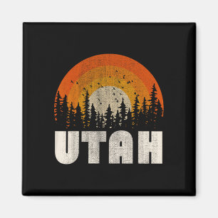 Aimant Utah - drôle nature vintage randonnée 60s 70s 80s