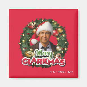 Aimant Vacances de Noël   Merry Clarkmas