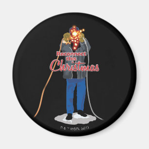 Aimant Vacances de Noël   Reconnectez ce Noël