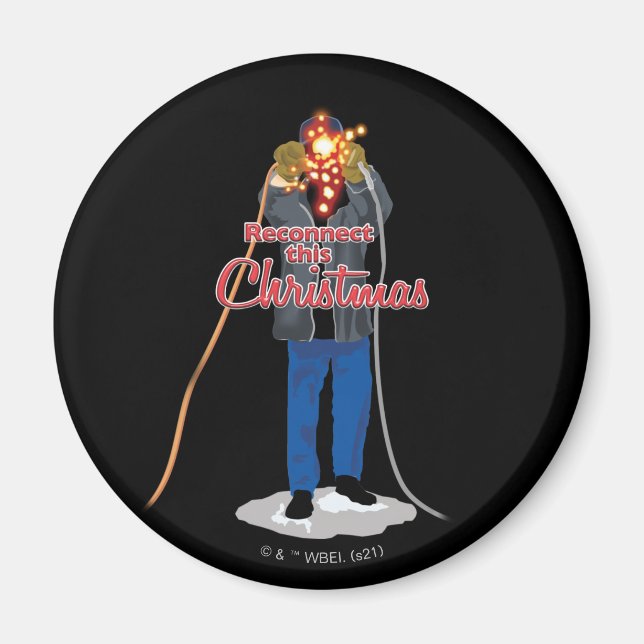 Aimant Vacances de Noël | Reconnectez ce Noël (Devant)