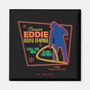 Aimant Vacances de Noël   Symbole Cousin Eddie Neon