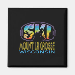 Aimant Vacances de ski à Ski Mount La Crosse Wisconsin 