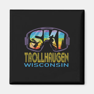 Aimant Vacances de ski à Ski Trollhaugen Wisconsin 