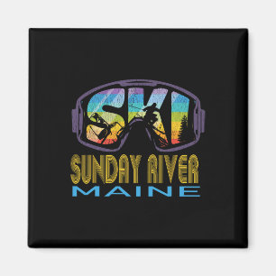 Aimant Vacances de ski à Sunday River Maine