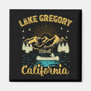 Aimant Vacances d'été Rétro Montagne Californie Gregory 