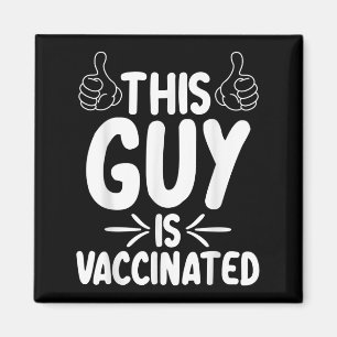 Aimant Vaccin contre l'Humour drôle vacciné