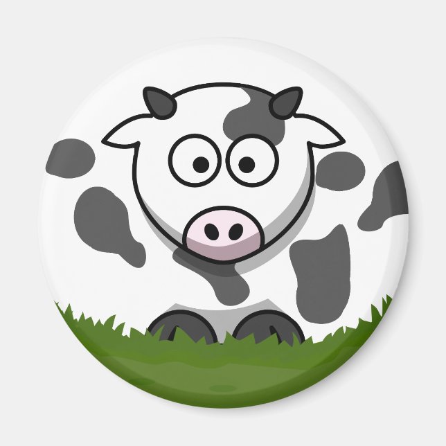 Aimant Vache ronde (Devant)