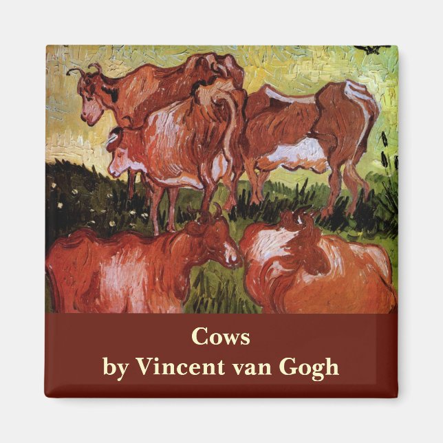 Aimant Vaches (après Jordaens) par Vincent van Gogh (Devant)