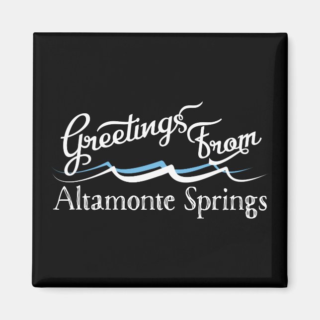 Aimant Vagues d'eau des sources d'Altamonte (Devant)