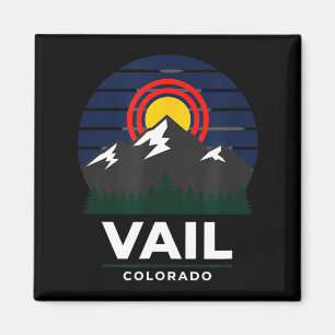 Aimant Vail Colorado Montagne Voyage Souvenir Station de