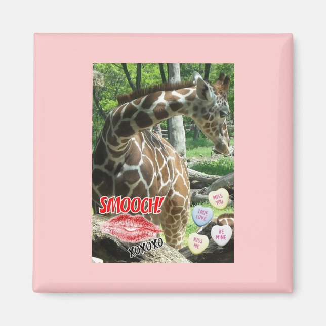 Aimant Valentine Giraffe (Devant)