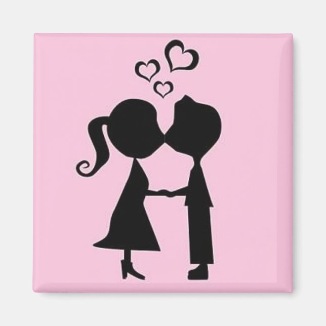 AIMANT VALENTINE KISS (Devant)