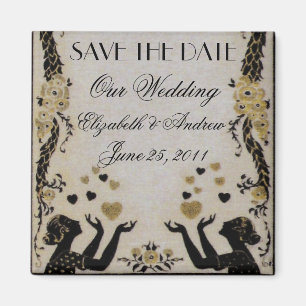 Aimant Valentines volantes ~ Mariée Mariage Date Nouveau