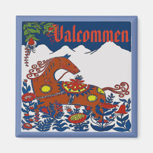 Aimant Valkomen, Suède, modifier le texte