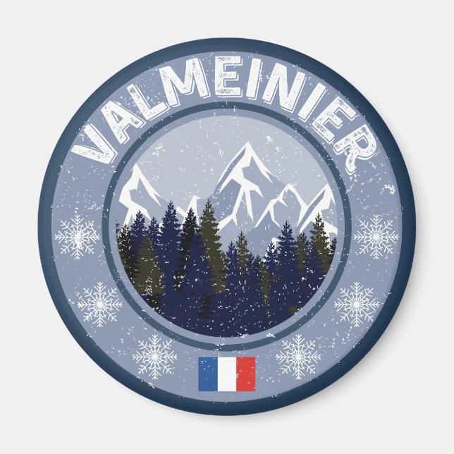 Aimant Valmeinier Station de ski (Devant)