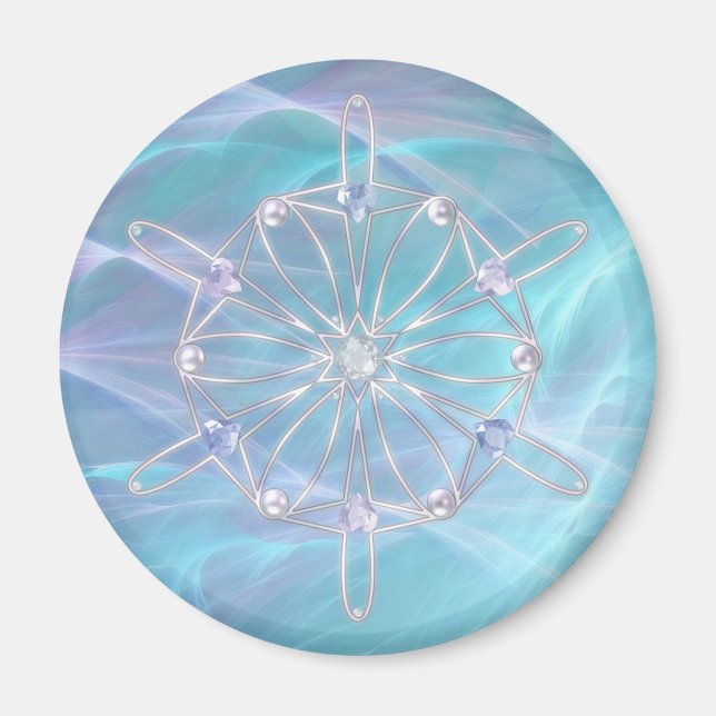 Aimant Valse de l'aimant des flocons de neige (Devant)