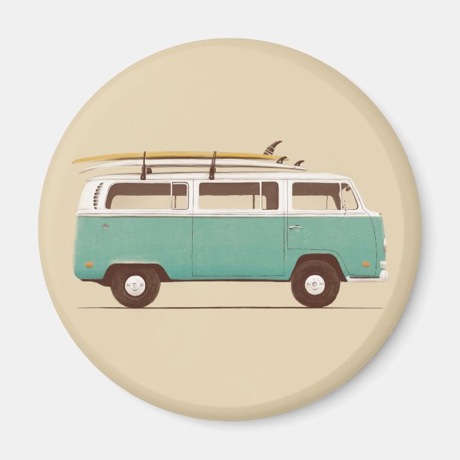 Aimant Van bleu | Florent Bodart (Devant)